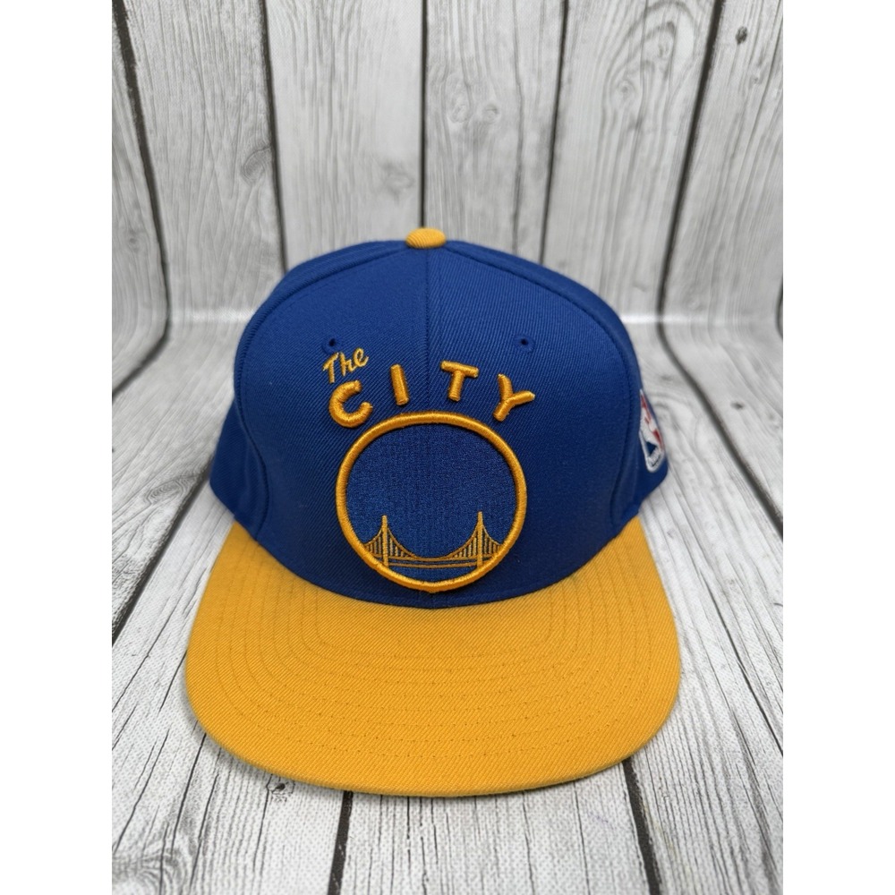 Mitchell & Ness Golden State Warriors The City Hardwood Classics Snapback Hat